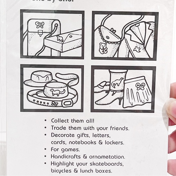 Vintage 1990s Twin Seven Stickers Holographic Sparkly Large Stickers Christmas - Picture 9 of 10